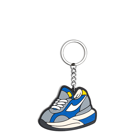 Compass Velocity Keychain Blue Yellow