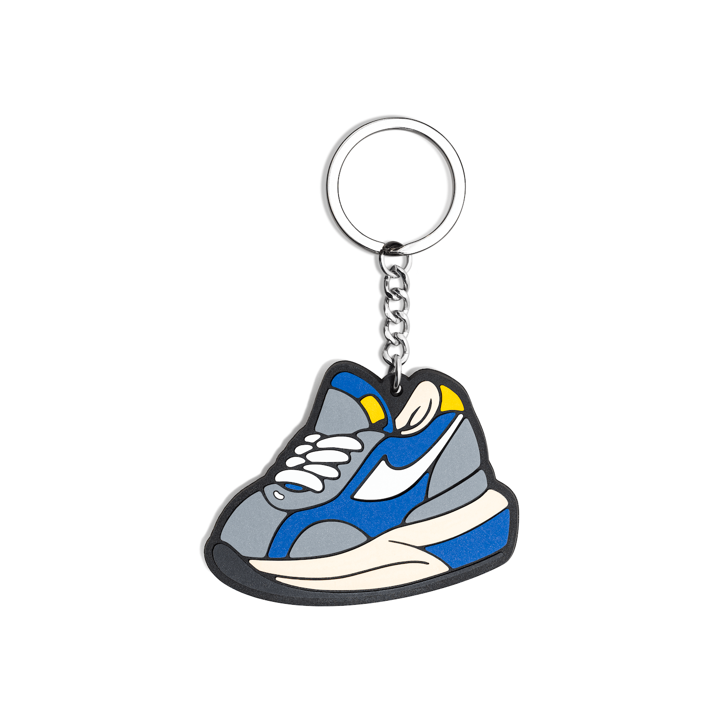 Compass Velocity Keychain Blue Yellow